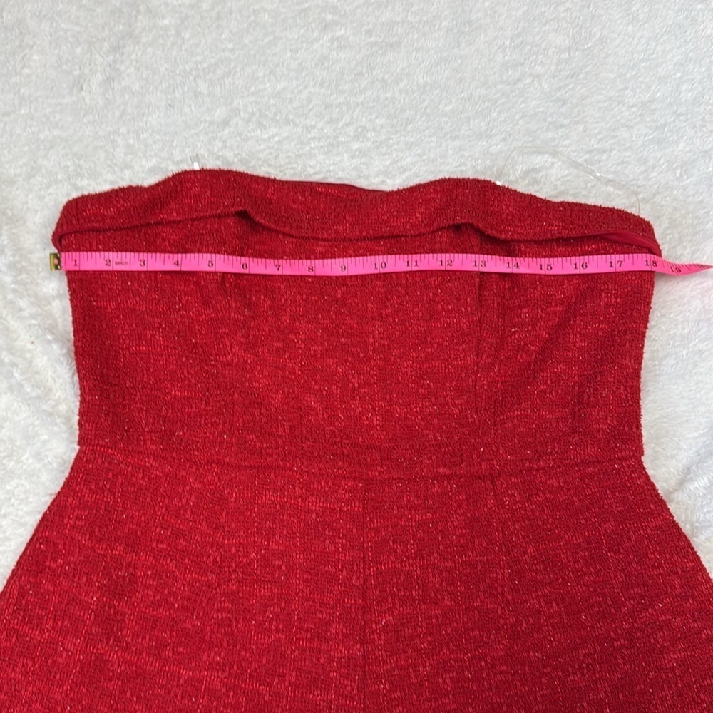 Altar'd State Red High Waist short jumpsuit - Picture 3 of 10